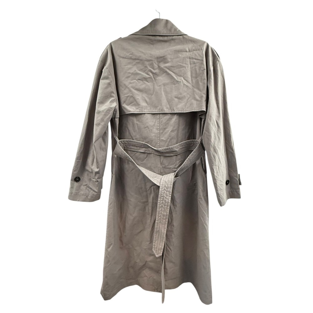 Annie Bing Long Women's Medium Gray Finley Trench Coat *FLAW* - Picture 4 of 12